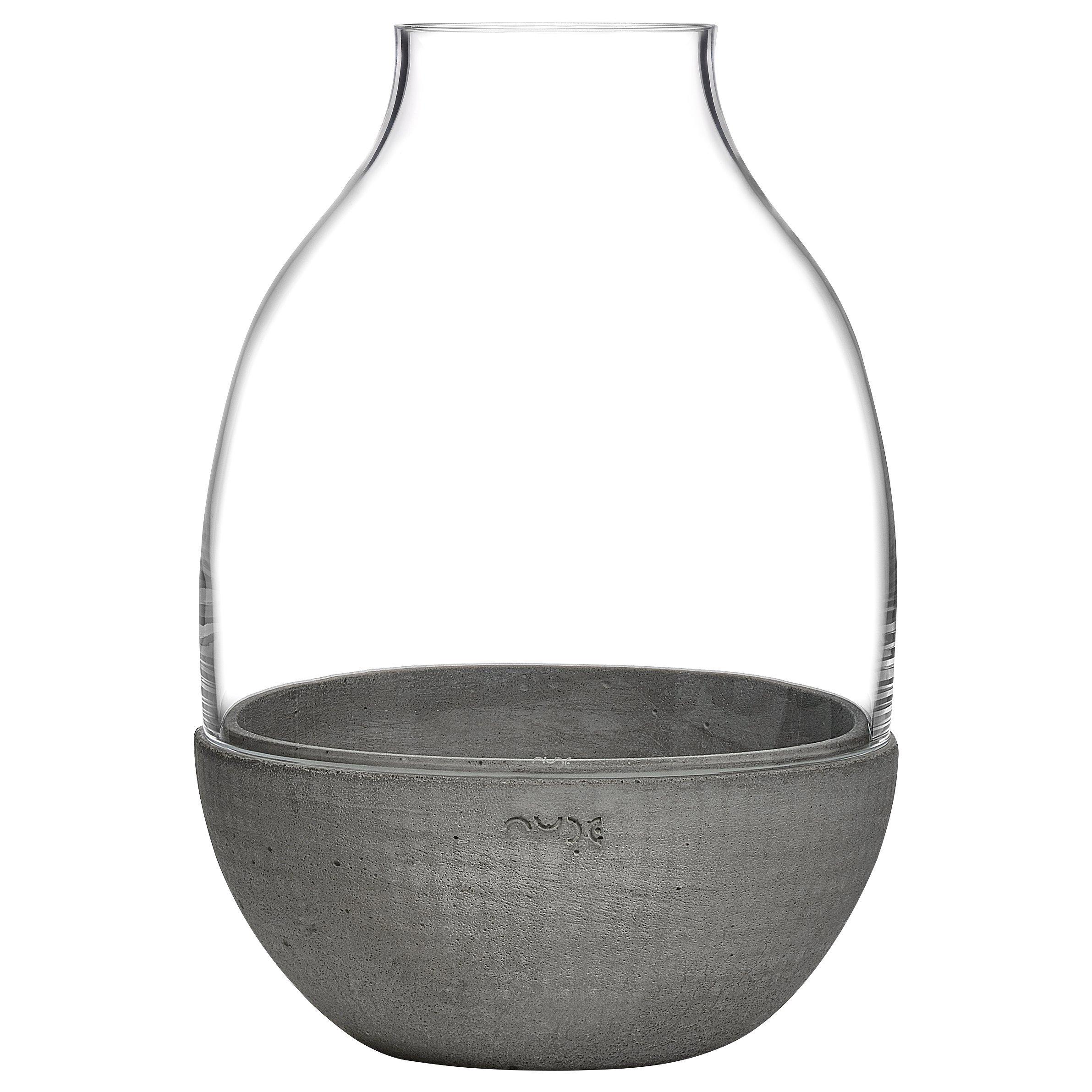 Nude Glass Eden Large Terrarium, Clear