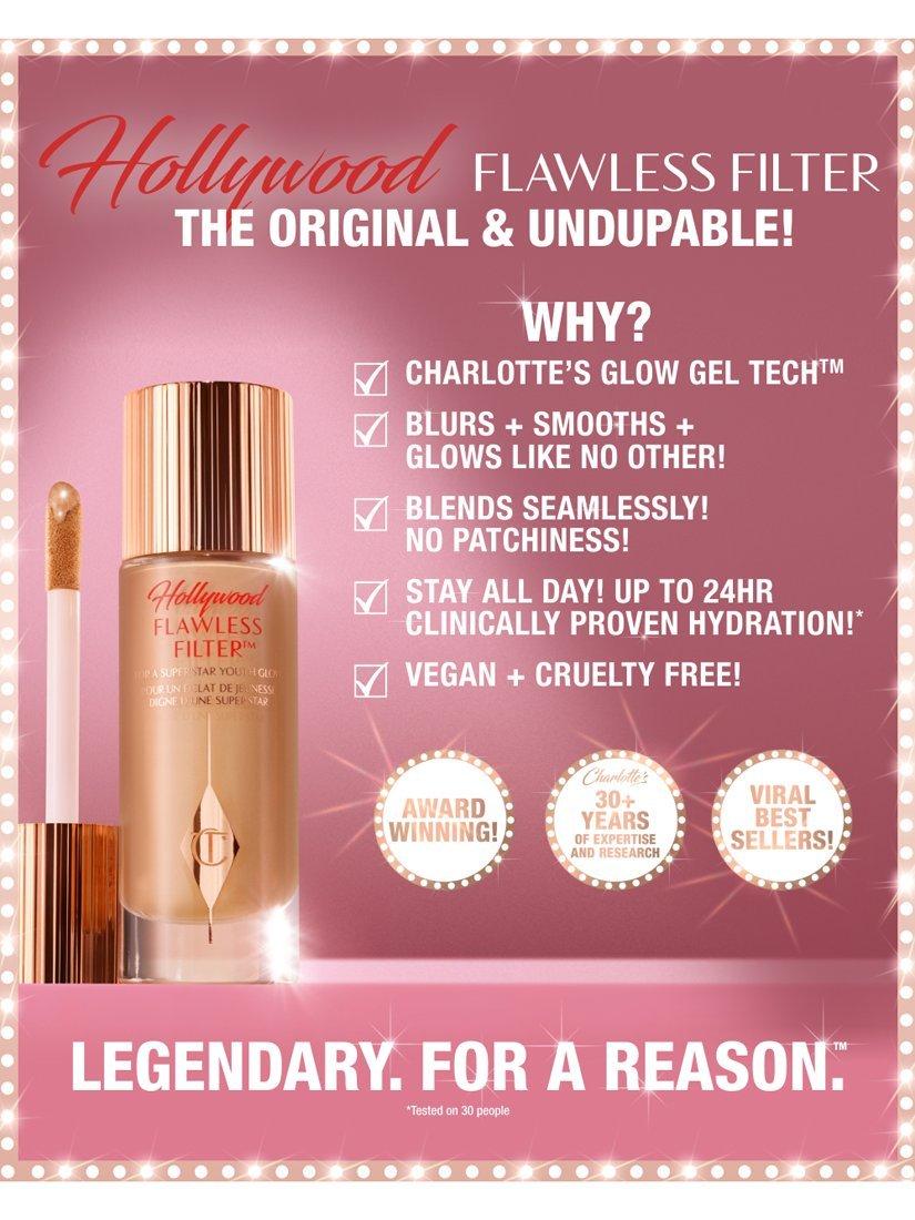 Product image 2 of 7, which shows Charlotte Tilbury Hollywood Flawless Filter, 7 Dark