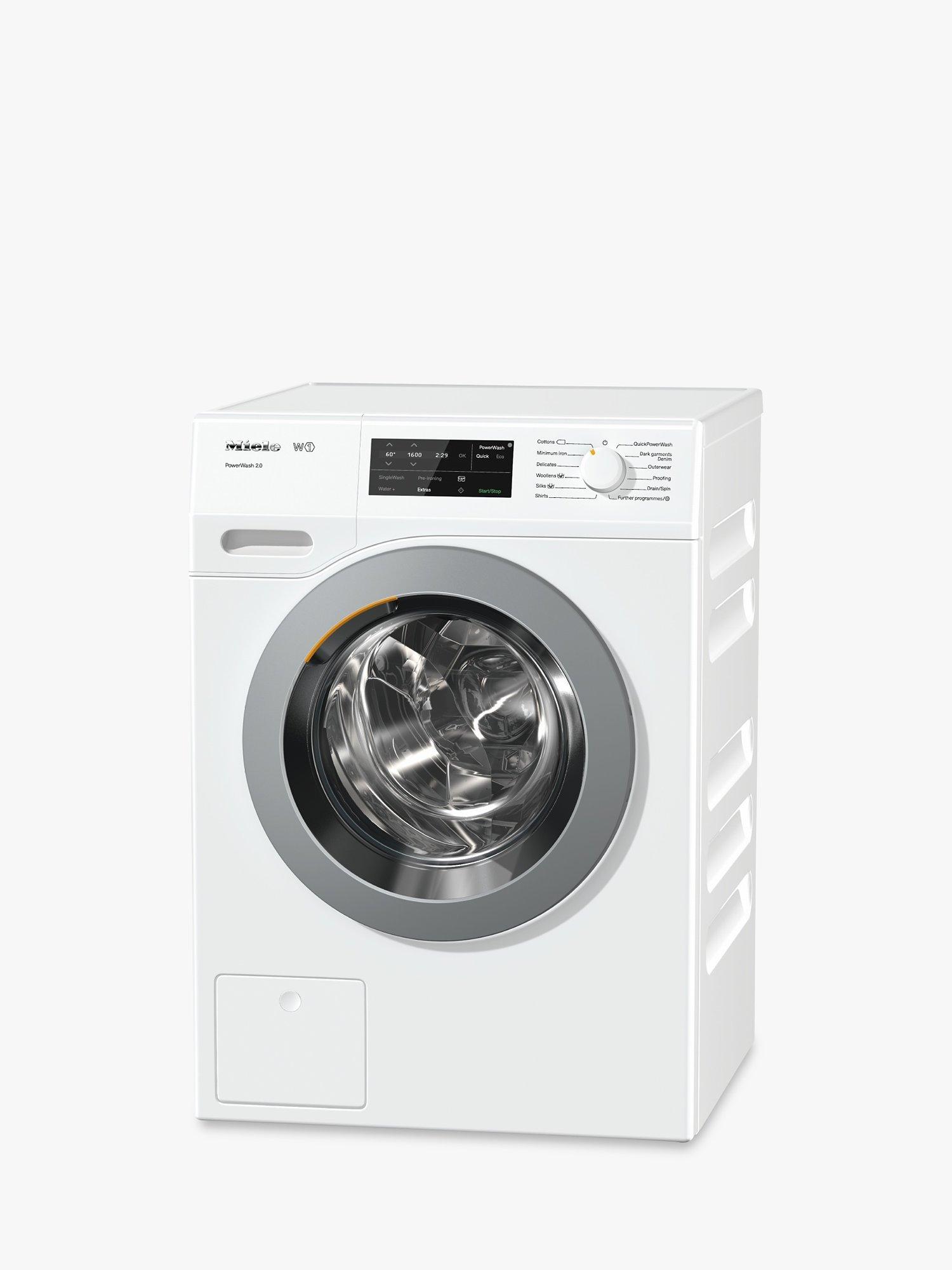 Miele WCE330 Quick PowerWash Freestanding Washing Machine, 8kg Load, A+++ Energy Rating, 1400rpm Spin, White