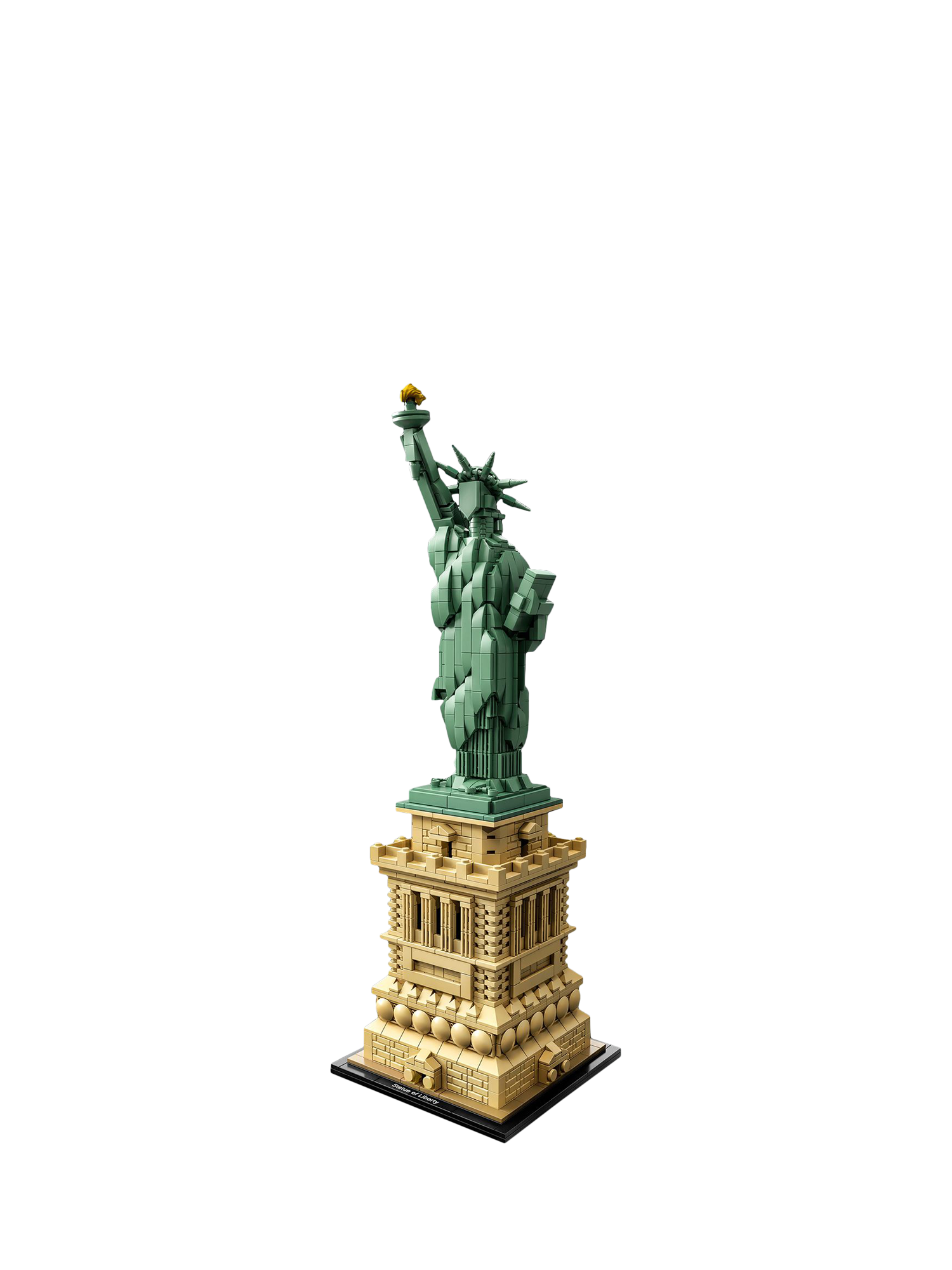 Statue of liberty lego height sale