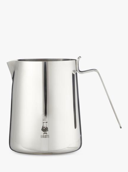Bialetti Stainless Steel Milk Froth Pitcher, 500ml, Silver