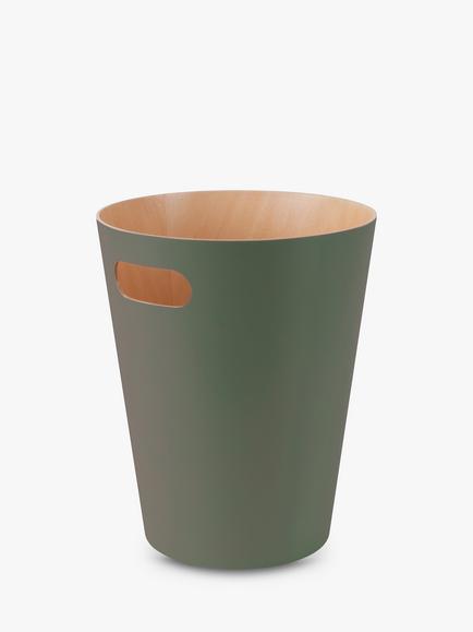 Umbra Woodrow Waste Paper Bin, Spruce
