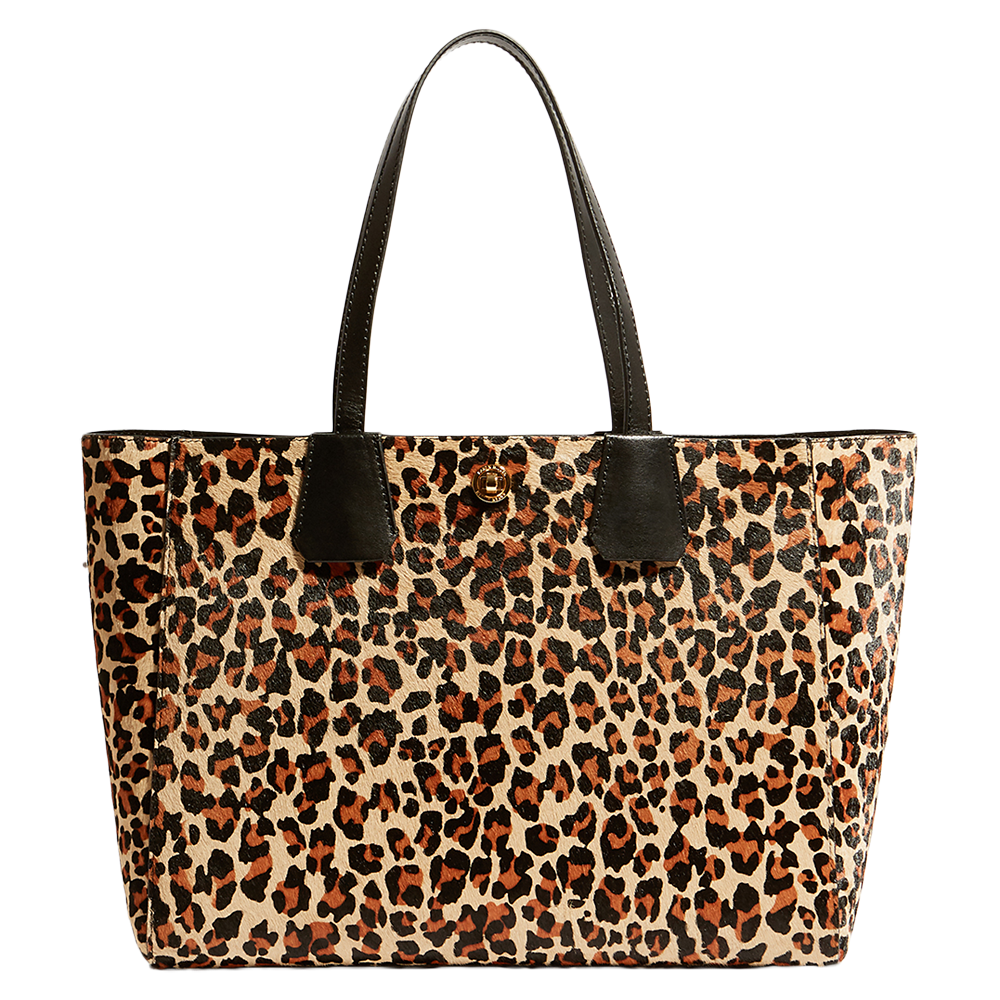 Karen Millen Leopard Print Tote Bag Multi