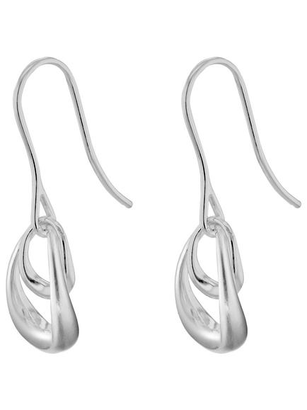 Georg Jensen Offspring Sterling Silver Hook Earrings, Silver - view 2, Silver