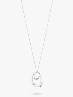 Georg Jensen Offspring Sterling Silver Pendant Necklace, Silver, Silver