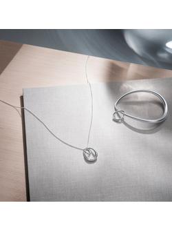 Georg Jensen Offspring Sterling Silver Pendant Necklace, Silver - view 2, Silver