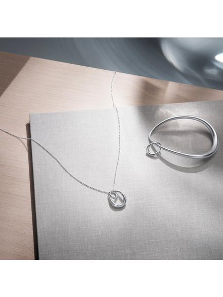 Georg Jensen Offspring Sterling Silver Pendant Necklace, Silver - view 2, Silver