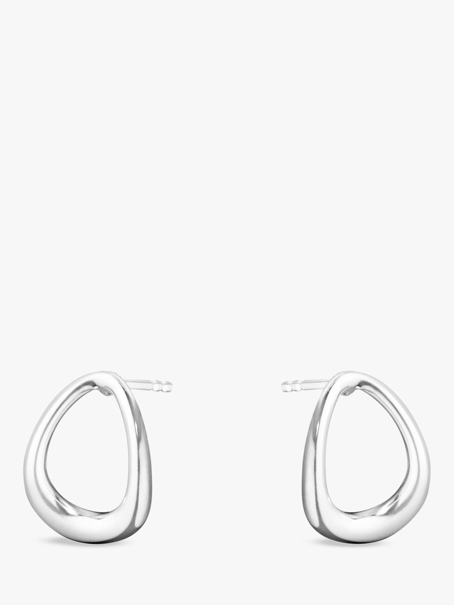 Georg Jensen Offspring Sterling Silver Post Earrings, Silver