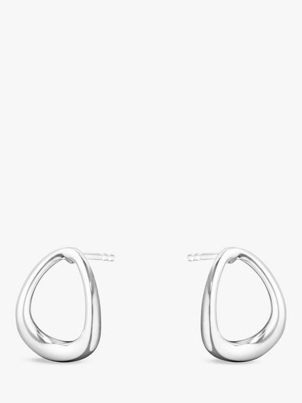 Georg Jensen Offspring Sterling Silver Post Earrings, Silver, Silver