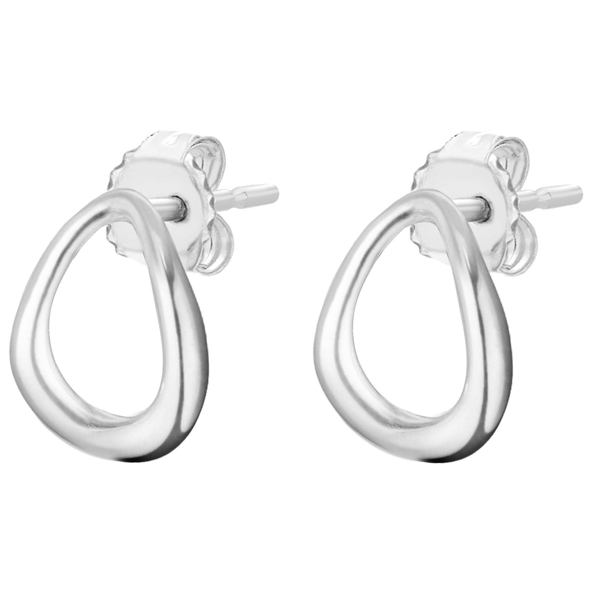 Georg Jensen Offspring Sterling Silver Post Earrings, Silver