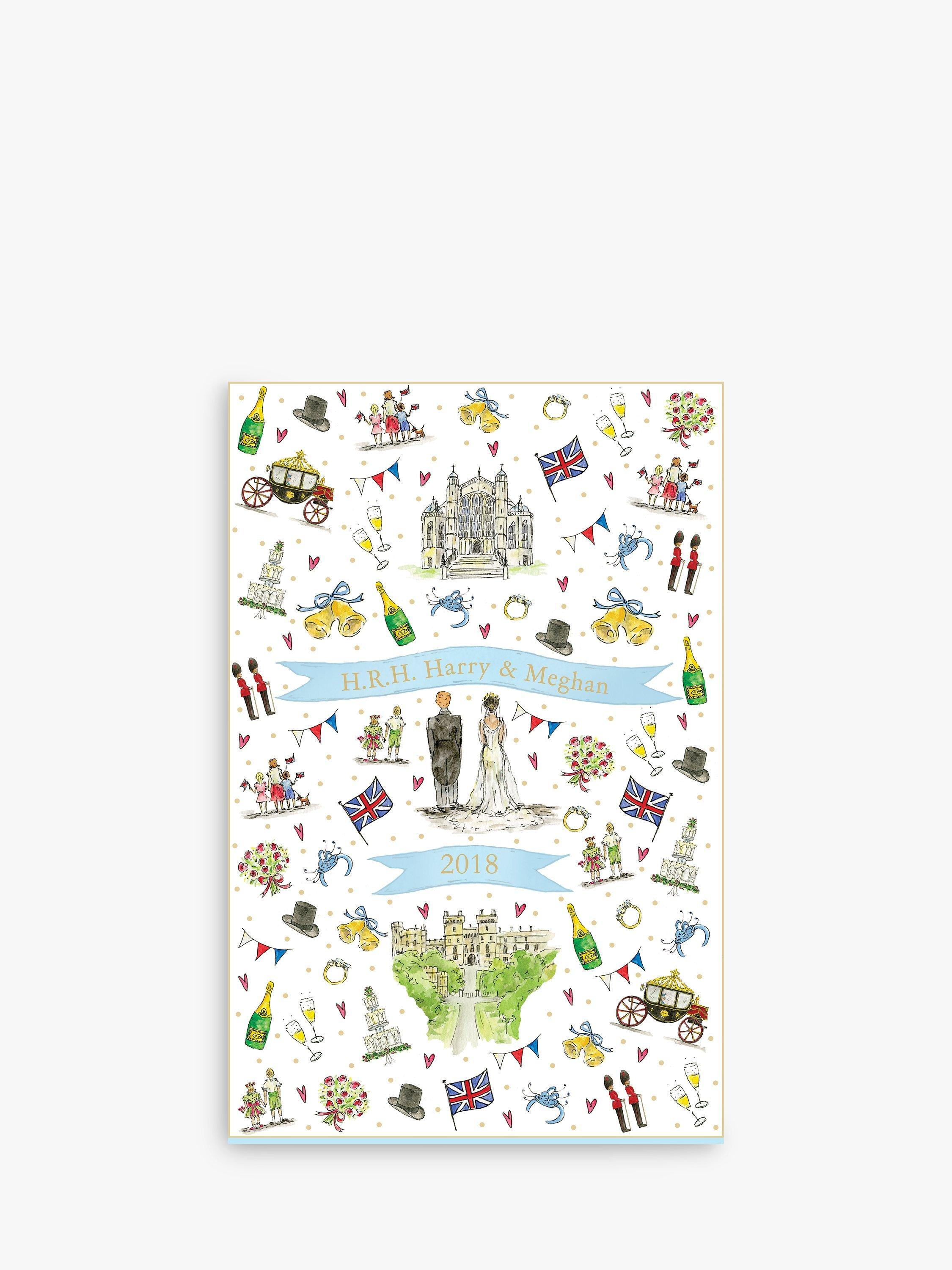 Milly Green Harry And Meghan Royal Wedding Tea Towel