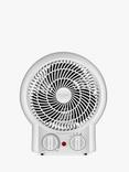 John Lewis Hot & Cool Mini Fan & Heater, White