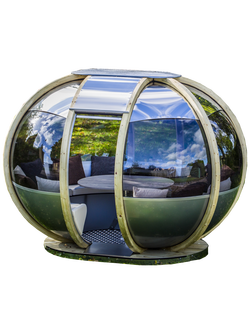 Ornate Garden Oval Garden Summerhouse Pod, Multi
