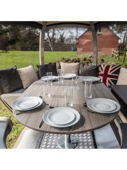 Ornate Garden Oval Garden Summerhouse Pod - view 2, Multi