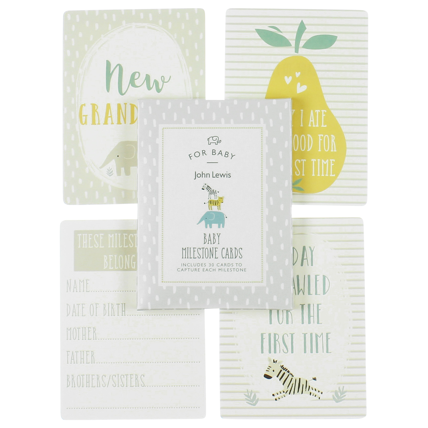 Milestone Baby Shower Collection Milestone Cards