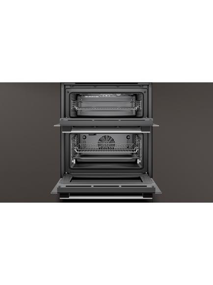 Neff N50 J1ACE2HN0B Built Under Electric Double Oven, Stainless Steel - view 2, Stainless Steel