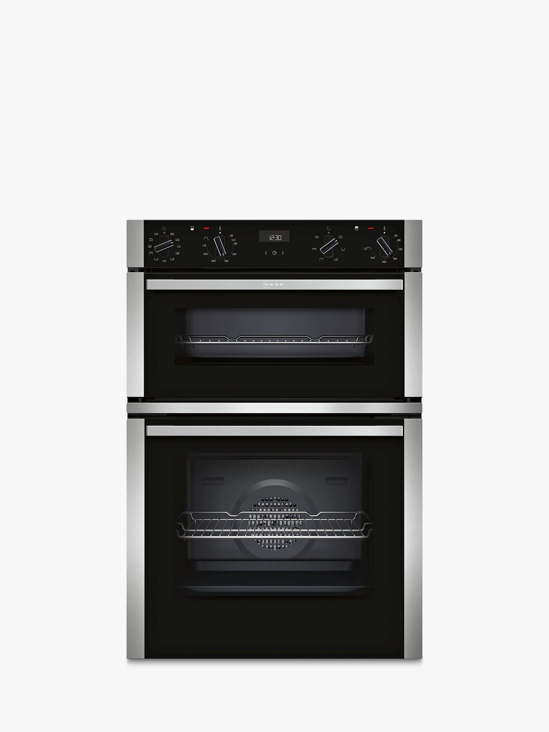 Neff U1ACI5HN0B Built-In Double Oven, Stainless Steel