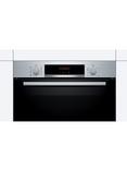 Bosch Series 4 HBS573BS0B Built In Electric Self Cleaning Single Oven, Stainless Steel