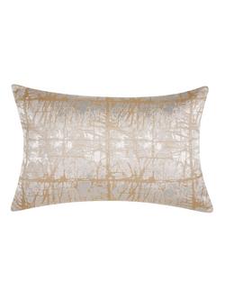 John Lewis Kyla Cushion, Gold / Silver - view 2, Gold / Silver