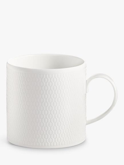 Wedgwood Gio Bone China Mug, 330ml, White, White