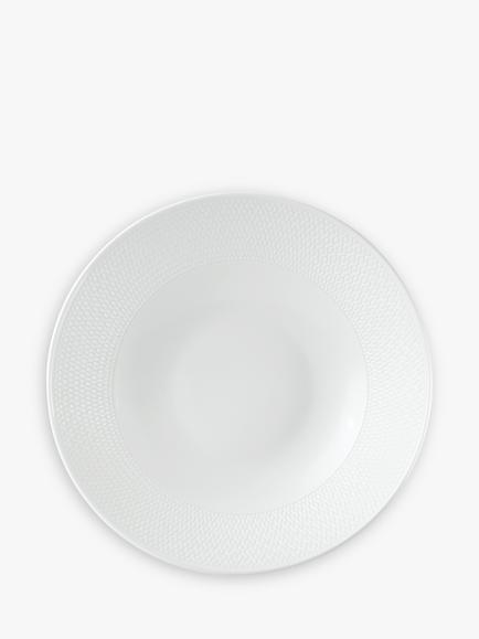 Wedgwood Gio Bone China Pasta Bowl, 25cm, White - view 2, White