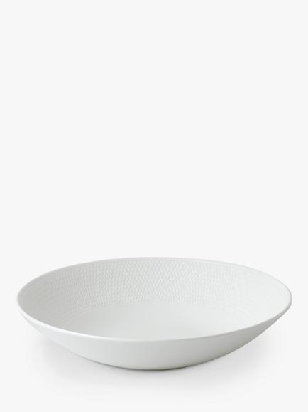 Wedgwood Gio Bone China Pasta Bowl, 25cm, White, White