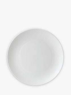 Wedgwood Gio Bone China Dinner Plate, 28cm, White, White