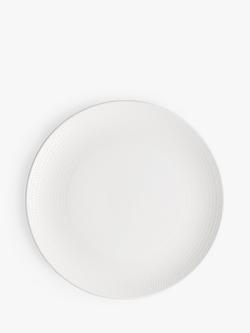 Wedgwood Gio Bone China Side Plate, 23cm, White, White