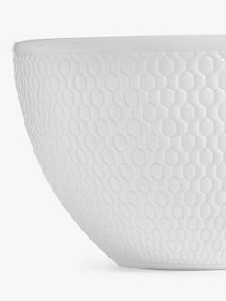 Wedgwood Gio Bone China Tea Cup & Saucer, 290ml, White - view 2, White