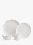 Wedgwood Gio Bone China Dinnerware Set, White, 16 Piece