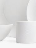 Wedgwood Gio Bone China Dinnerware Set, White, 16 Piece