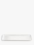Wedgwood Gio Bone China Rectangular Serving Dish, 32cm, White