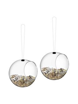 Eva Solo Mini Bird Feeder, Set of 2 - view 2, Clear