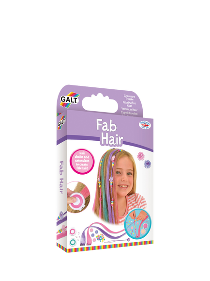 Galt Fab Hair Extension and Chalks Kit, Multi