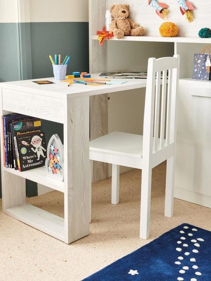 Great Little Trading Co Nelson Desk Chair, White - view 2, White