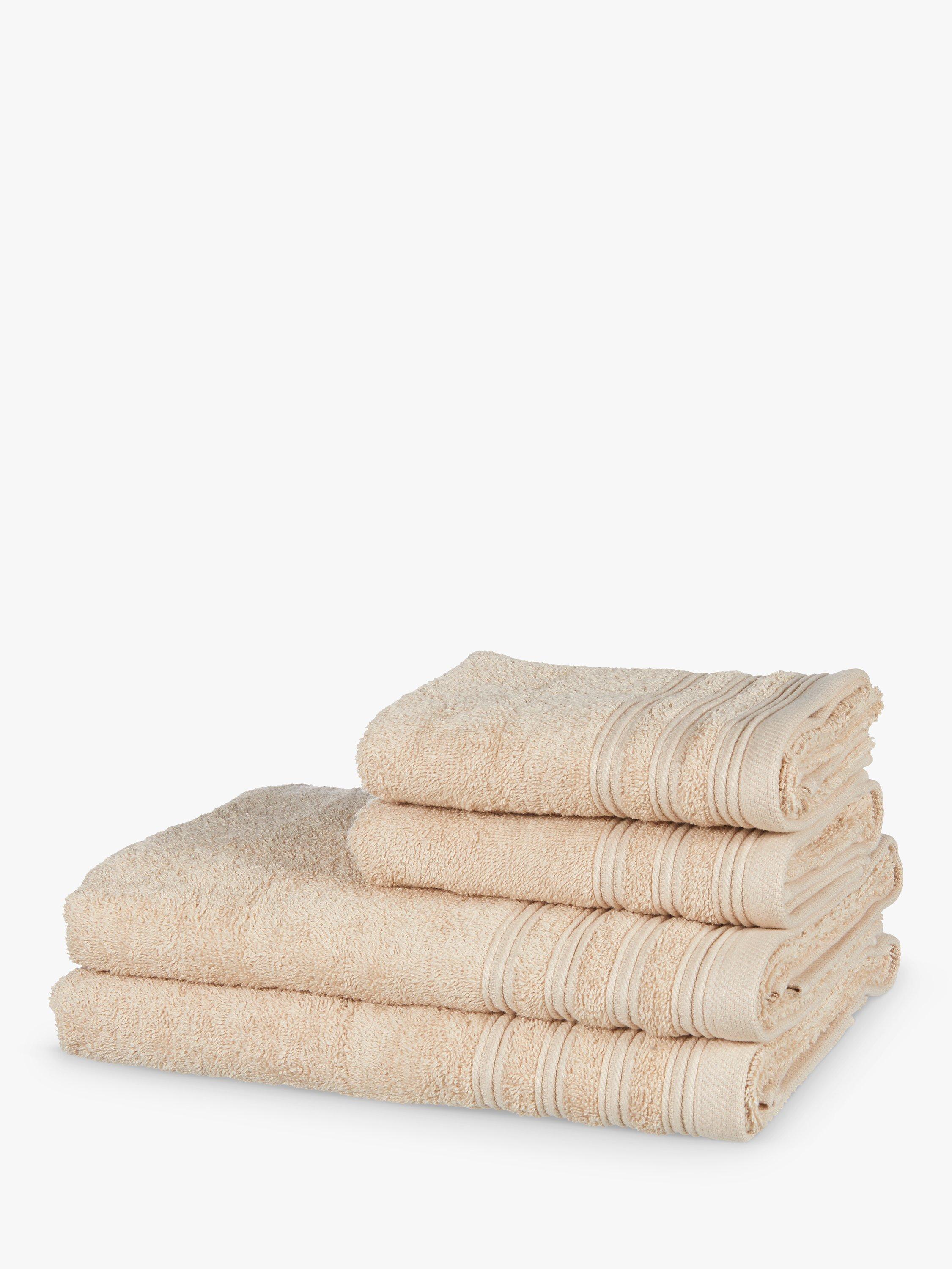 John Lewis & Partners 4 Piece Towel Bale, Pebble