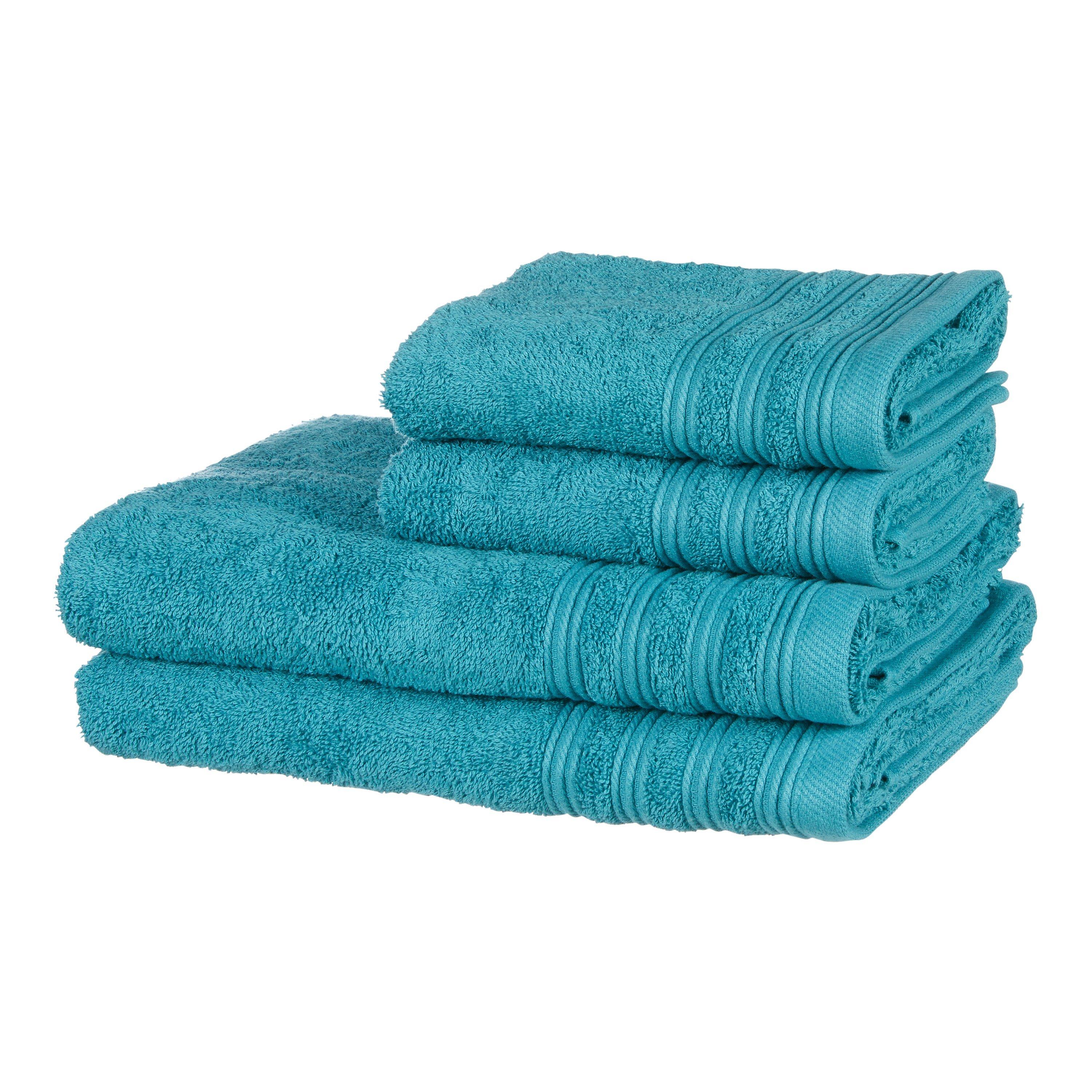 John Lewis & Partners 4 Piece Towel Bale, Teal