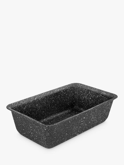 Eaziglide Neverstick2 Aluminium Non-Stick Loaf Tin, 2lb, Black