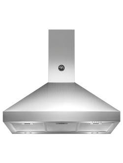 Bertazzoni Master Series K90-AM-HX-A 90cm Chimney Cooker Hood, Stainless Steel, Stainless Steel