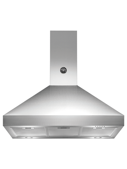 Bertazzoni Master Series K90-AM-HX-A 90cm Chimney Cooker Hood, Stainless Steel, Stainless Steel
