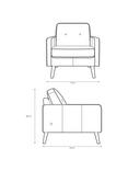 G Plan Vintage The Sixty Five Leather Armchair