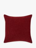 John Lewis Chenille Cushion, Red