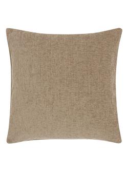 John Lewis Chenille Cushion - view 2, Sable