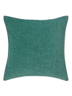 John Lewis Chenille Cushion, Duck Egg
