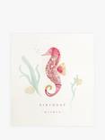 Woodmansterne Seahorse Kiss Birthday Card