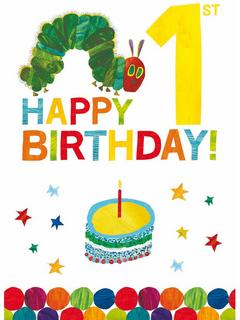 Woodmansterne Chocolate Cake 1st Birthday Card