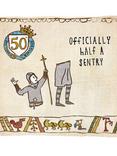 Woodmansterne Sentry 50th Birthday Card