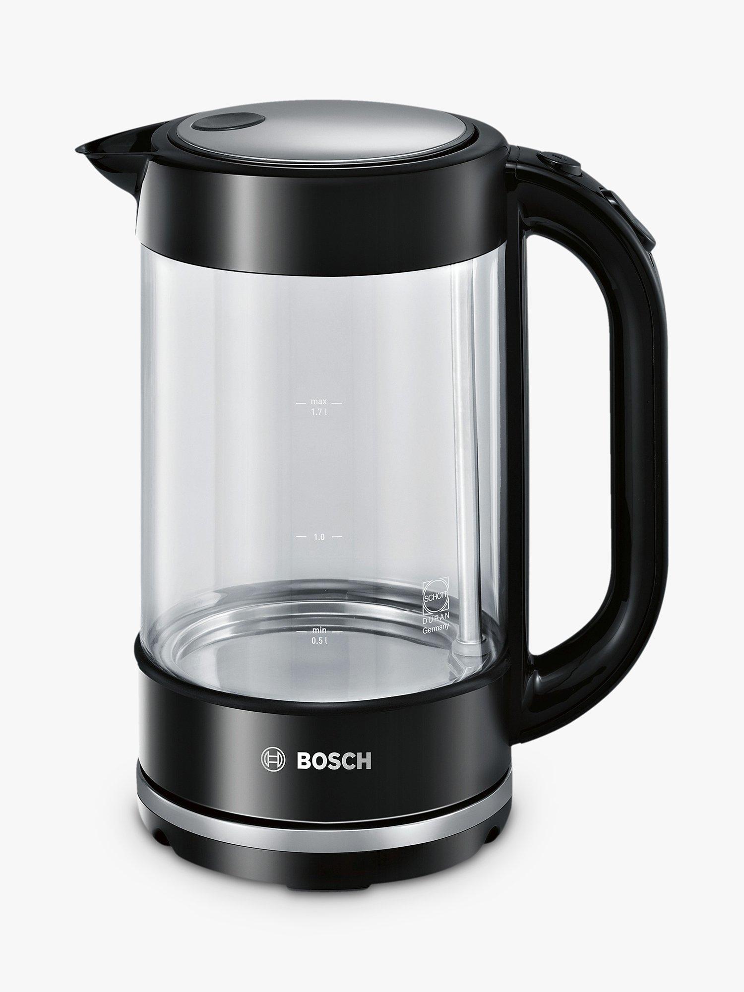 Bosch TWK70A03GB Glass Kettle, Black