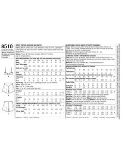 Simplicity Misses Miss Vintage Brassiere & Knickers Sewing Pattern, 8510, D5 - view 2, 