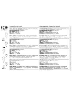 Simplicity Stuffed Doll Sewing Pattern, 8539 - view 2, 